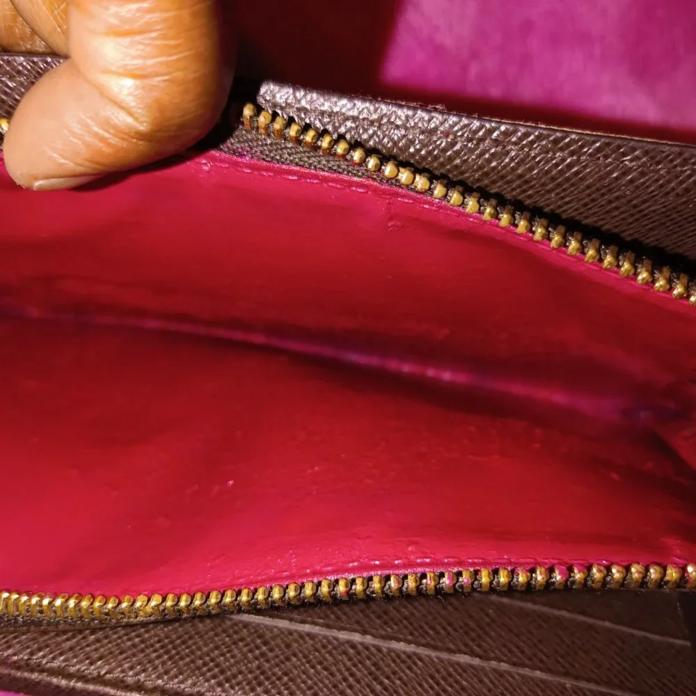 Louis Vuitton Damier Wallet with Custom Interior